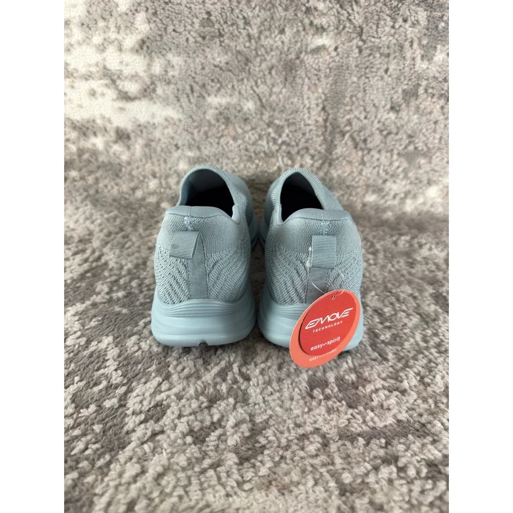 Easy Spirit Size 9.5W EMOVE Seeasypace8 Knit Slip On Walking Shoes Blue Women